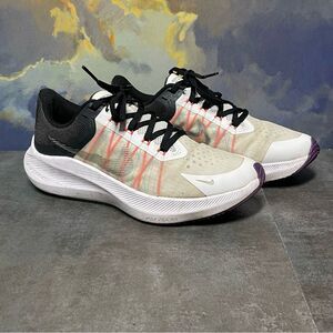 Nike Winflo 8 CW3421-103 White/Crimson/Purple Women's Running Shoes Size 7